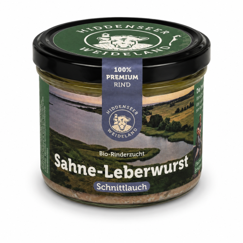Salami & Wurst: Rinder-Sahneleberwurst mit Schnittlauch im Glas