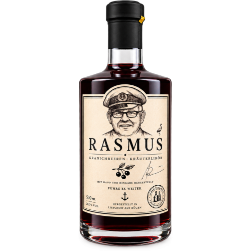 Spirituosen: RASMUS Kranichbeeren-Kräuterlikör